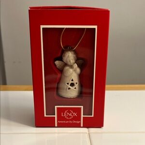 NEW Lenox Angel Wishes Star Bell Ornament